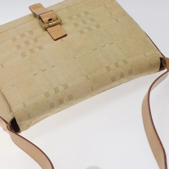 BURBERRY Nova Check Shoulder Bag Canvas Beige - Picture 7 of 16